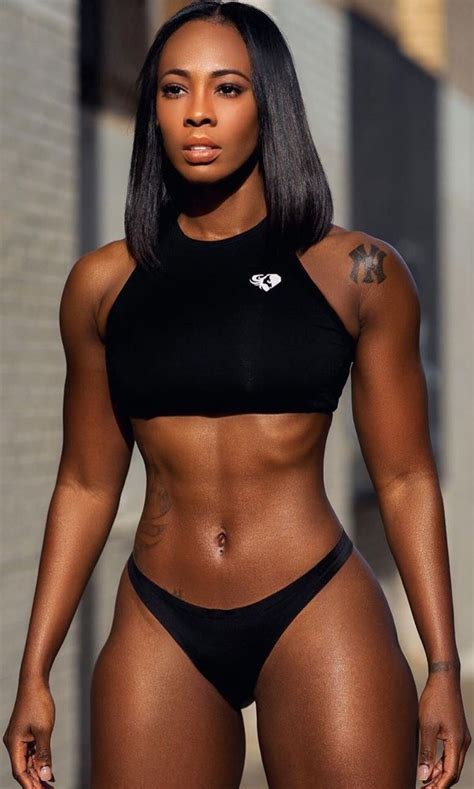 Pin By Sergio On B W Fitness Models Female Beautiful Dark Skin