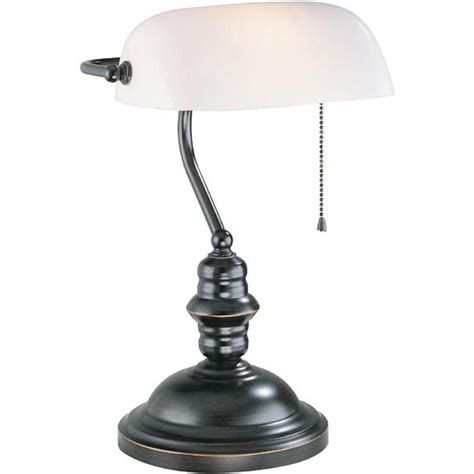 Classic pull chain for easy on/off power. small bankers lamp | Bankers desk lamp, Bankers lamp, Lamp