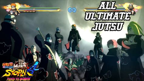 All Akatsuki Ultimate Jutsus Team Ultimate Jutsus Naruto Shippuden Ultimate Ninja Storm