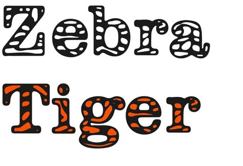 Create An Easy Tiger T Shirt With My Free Tiger Striped Font