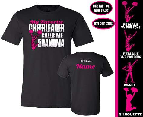 Load Image Into Gallery Viewer Cheer Grandma Shirt My Favorite Cheerleader Calls Me Grandma