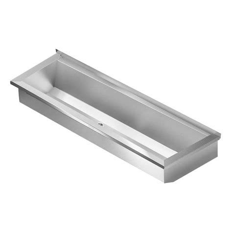 Franke Planox Pl6 Uk 600mm Stainless Steel Wash Trough No Tap Holes