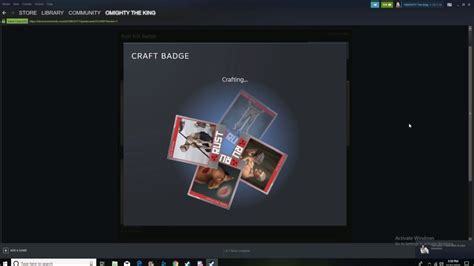 How To Craft Foil Badges For Steam Youtube