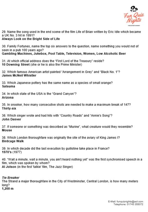 You can find the correct answers at the end of each round. Sample General Knowledge Quiz Questions And Answers ...