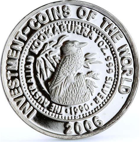 Malawi 5 Kwacha Investment Coins Australian Kookaburra Proof Silver