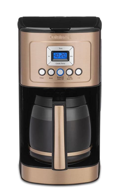 Coffee Maker 14 Cup Fully Automatic Gold Adjustable Copper Programmable