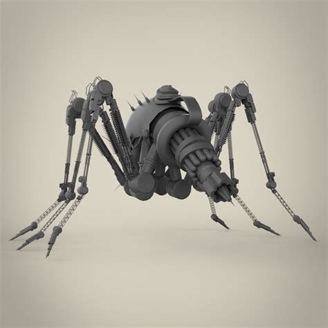 Robotic Spider 3d Model