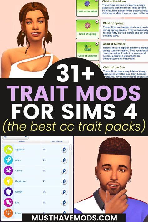 Sims 4 Traits Bundle 2020 Mazmonsters