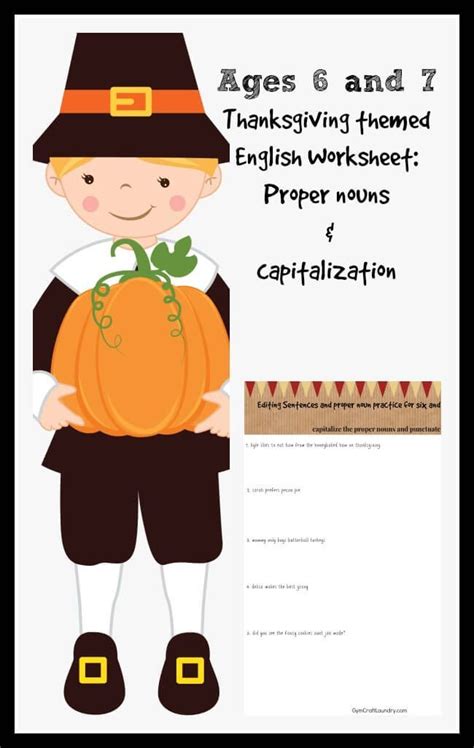 Check spelling or type a new query. Thanksgiving proper nouns and editing with free printable ...