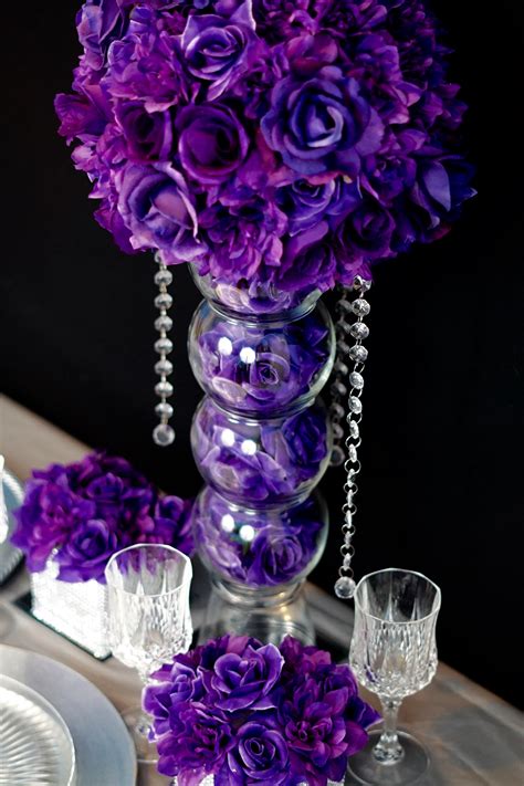 63 gorgeous diy wedding centerpieces. DIY Purple Passion Wedding Centerpiece in 3 Easy Steps