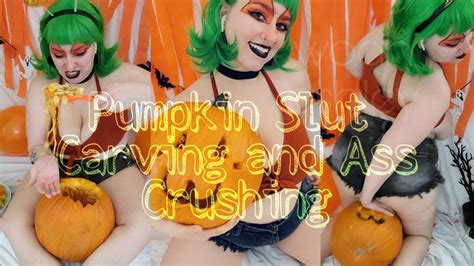 Pumpkin Slut Carving And Ass Crushing Mp Woah Ashley Clips Sale