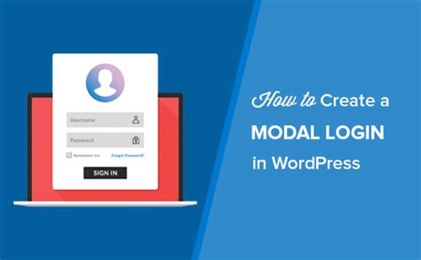 How To Create A Wordpress Login Popup Modal Step By Step Mtysquared