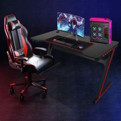 Atlantic Gaming Desk Ergonomic Gaming Deskhome Office Pc Computer