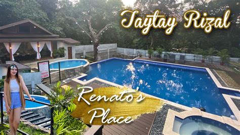 Renatos Place Taytay Rizal Private Resort Sa Taytay Youtube