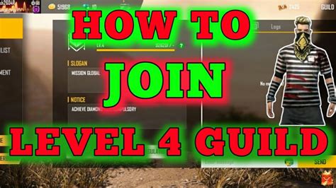 It is now officially a level 4 free. How to join Level 4 guild in Free fire/ Level 4 guild ko ...