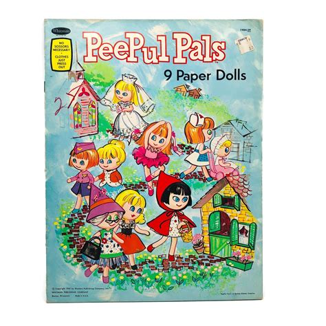 Whitman Peepul Pals 9 Paper Dolls Booklet – Long Beach Antique Mall