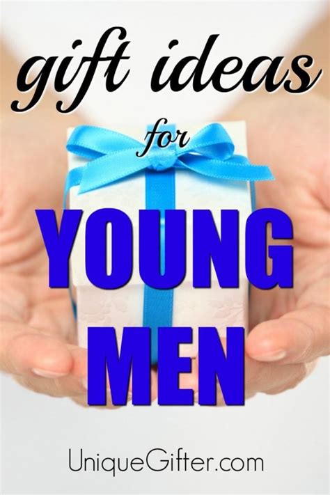 Behold, 65 gift ideas for men. 20 Gift Ideas for a Young Man - Unique Gifter