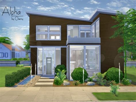 Alpha Modern House By Chemy At Select A Sites Sims 4 Updates