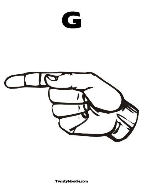 G Sign With Images Lettering Letter G Sign Language Alphabet