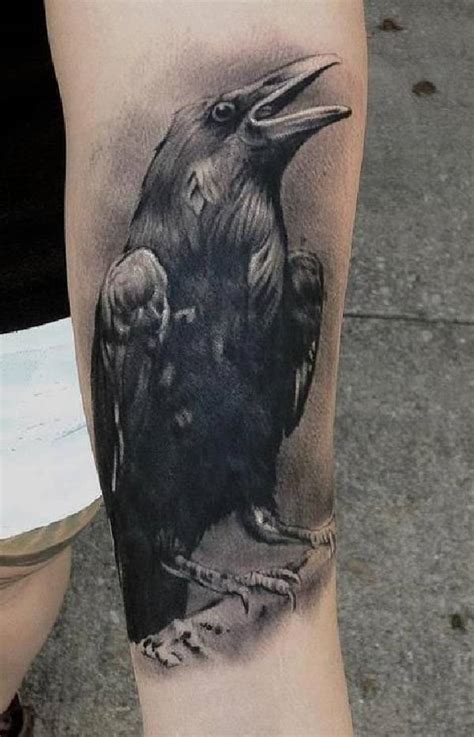 40 Amazing Raven Tattoos Tattoo Spirit