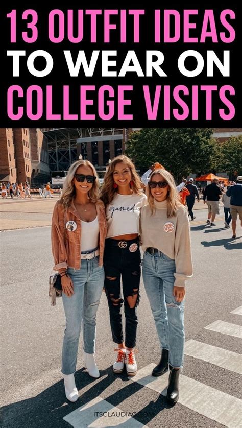 what to wear on college visits 13 trendy college outfit ideas its claudia g college visits