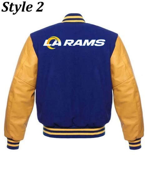 Varsity La Los Angeles Rams Letterman Jacket Jacket Makers