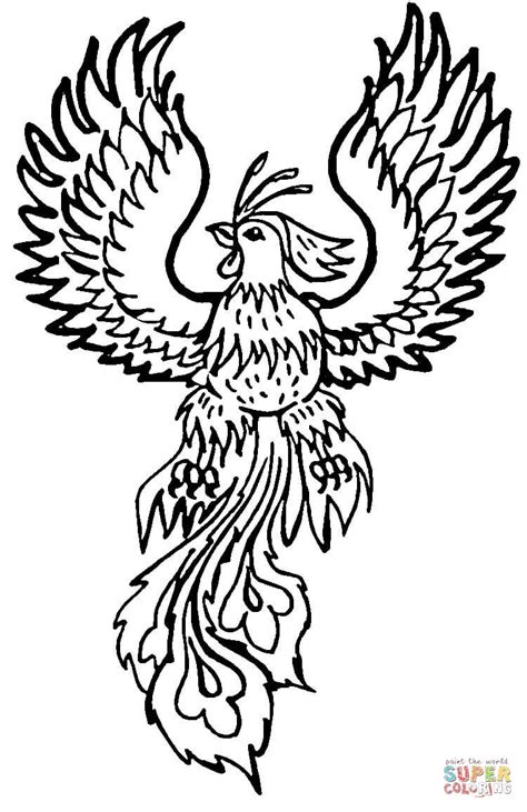 Phoenix Coloring Pages To Download And Print For Free