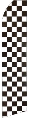 Black White Checkered Design Polyknit Breeze Flags And Accessories CRW Flags Store In Glen