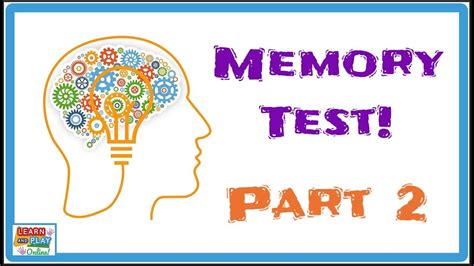 Test Your Memory With This Fun Memory Test Youtube