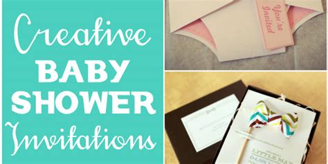 Creative Baby Shower Invitations Design Dazzle