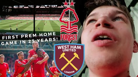 First Premier League Home Game In 23 Years Nottingham Forest 1 0