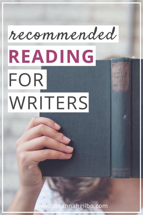 Recommended Reading For Writers Book Writing Tips Writing Tips