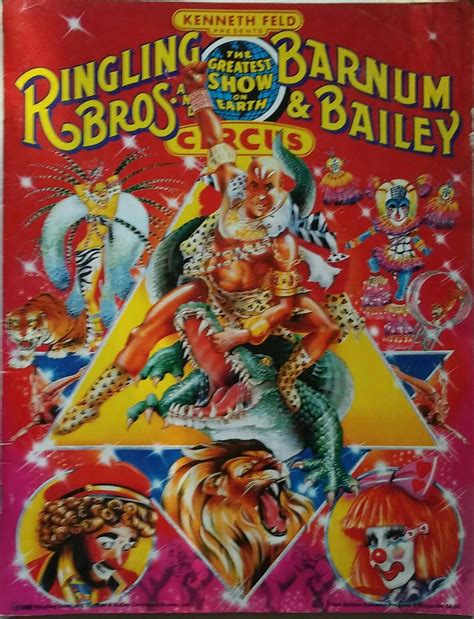 Ringling Bros And Barnum Bailey Program Souvenirs Etsy Circo Afiches