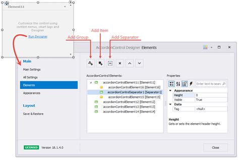 Accordion Control WinForms Controls DevExpress Documentation