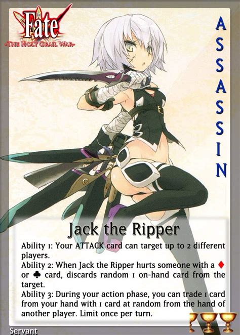 Fate Apocrypha Assassin Of Black Jack The Ripper Anime Amino