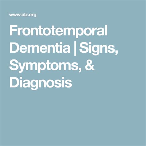 Pin On Dementia Signs