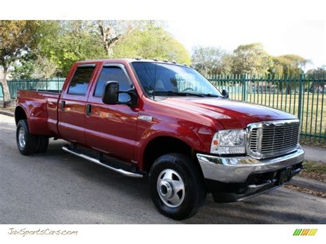 2001 Ford F350 Super Duty Lariat Crew Cab 4x4 Dually In Toreador Red