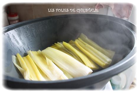 Poireaux à la vapeur Thermomix