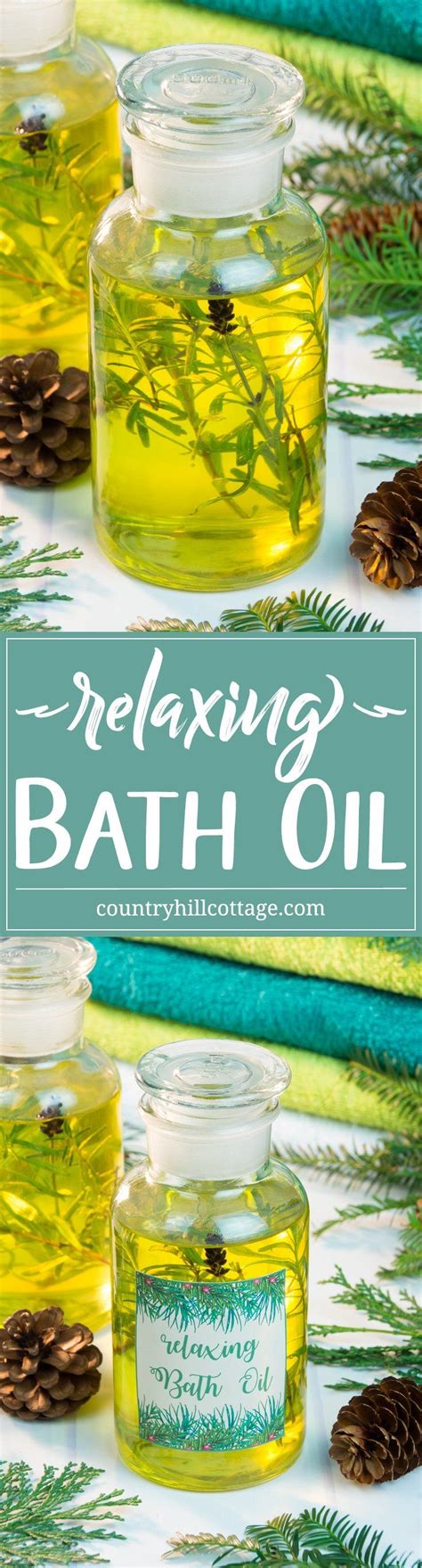 Soothe Away The Cares Of The Day With A Relaxing Bath Oil That Evokes