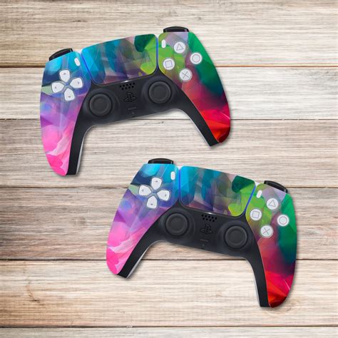 Ps5 Abstract Colorful Skin Ps4 Rainbow Skin Ps4 Fat Gamer Skin Etsy