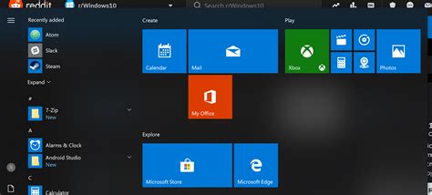 Deleting Tiles From Start Menu Windows10