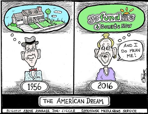 Liccar Cartoon American Dream Article