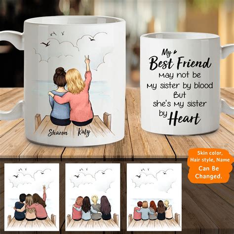 Personalized Coffee Mug For Best Friends Unifury Friend Mugs Best