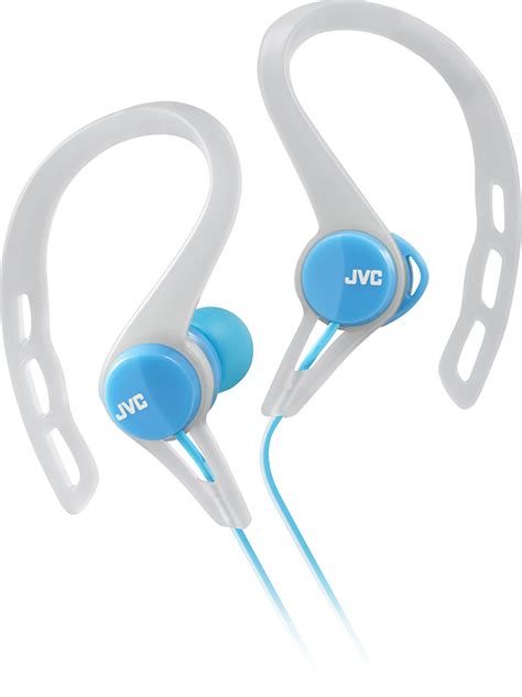 Jvc Wired Ear Clip On Earbud Headphones Blue Haecx20a Best Buy
