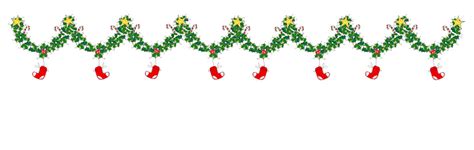 Christmas Seamless Border With Holly Leaves Stars Awn Red Stockings