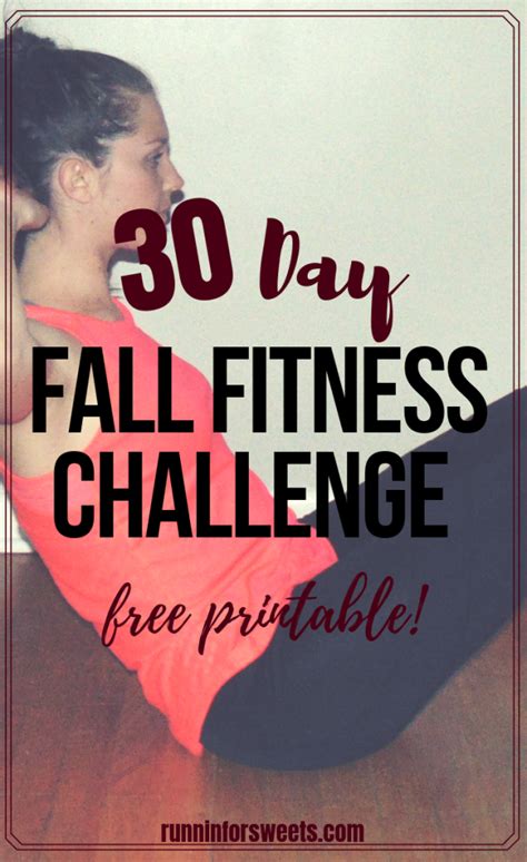 30 Day Fall Fitness Challenge The Ultimate Workout Plan Runnin For