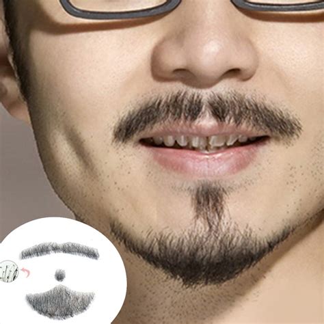 Handlebar mustaches, goatees, beards or eccentricities are not permitted. Fake Beard Man Mustache Word Simulation 100% Human Hair ...