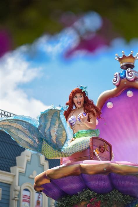 The Little Mermaid In The Festival Of Fantasy Parade The Walt Disney