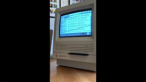 A 30 Year Old Macintosh Se30 Serving Up A Website To Visitors From All