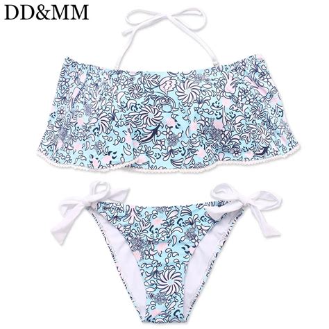 Ddandmm Sexy Bikini 2017 Off Shoulder Swimsuit Women Swimwear Brazilian